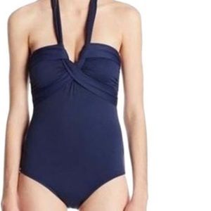 Seafolly Twist Halter Malliot One Piece Swim Suit